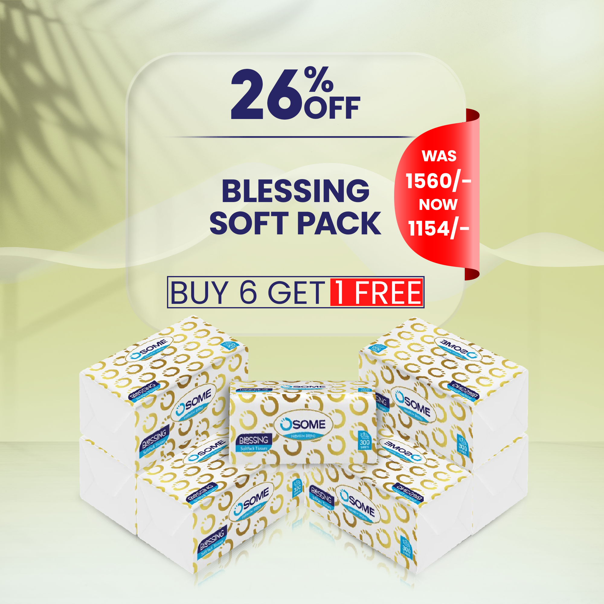Blessing Soft Pack - Buy 6 Get 1 Free
