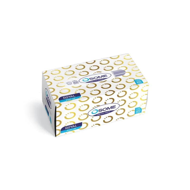 Royal Pop Up Tissue Gold White