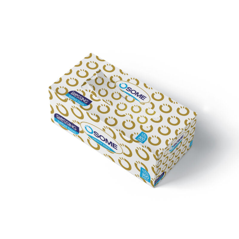 Royal Pop Up Tissue Gold White